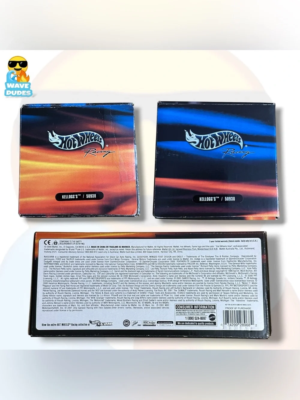 Hot Wheels includes die